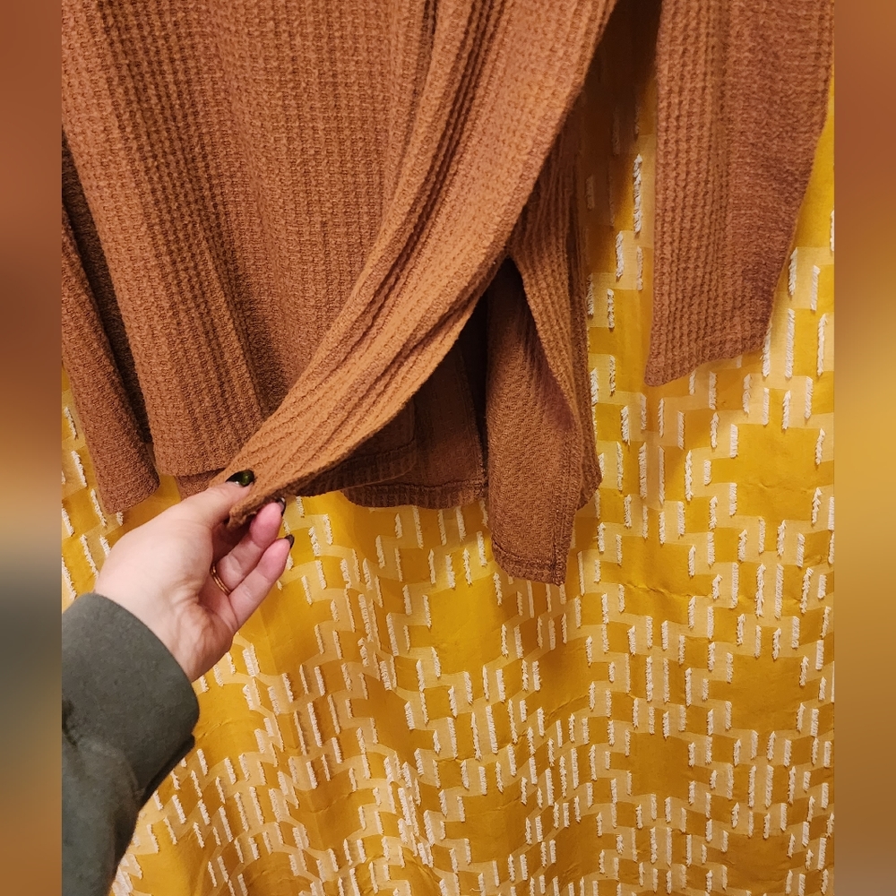 Women's copper waffle tunic